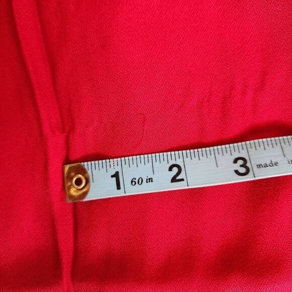 Jay Jacobs size 9-10 vintage Marilyn Monroe wine red sweetheart high slit dress - Picture 6 of 11